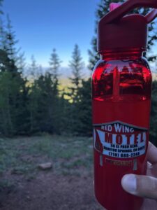 Red Wing Motel water at Pikes Peak campsite